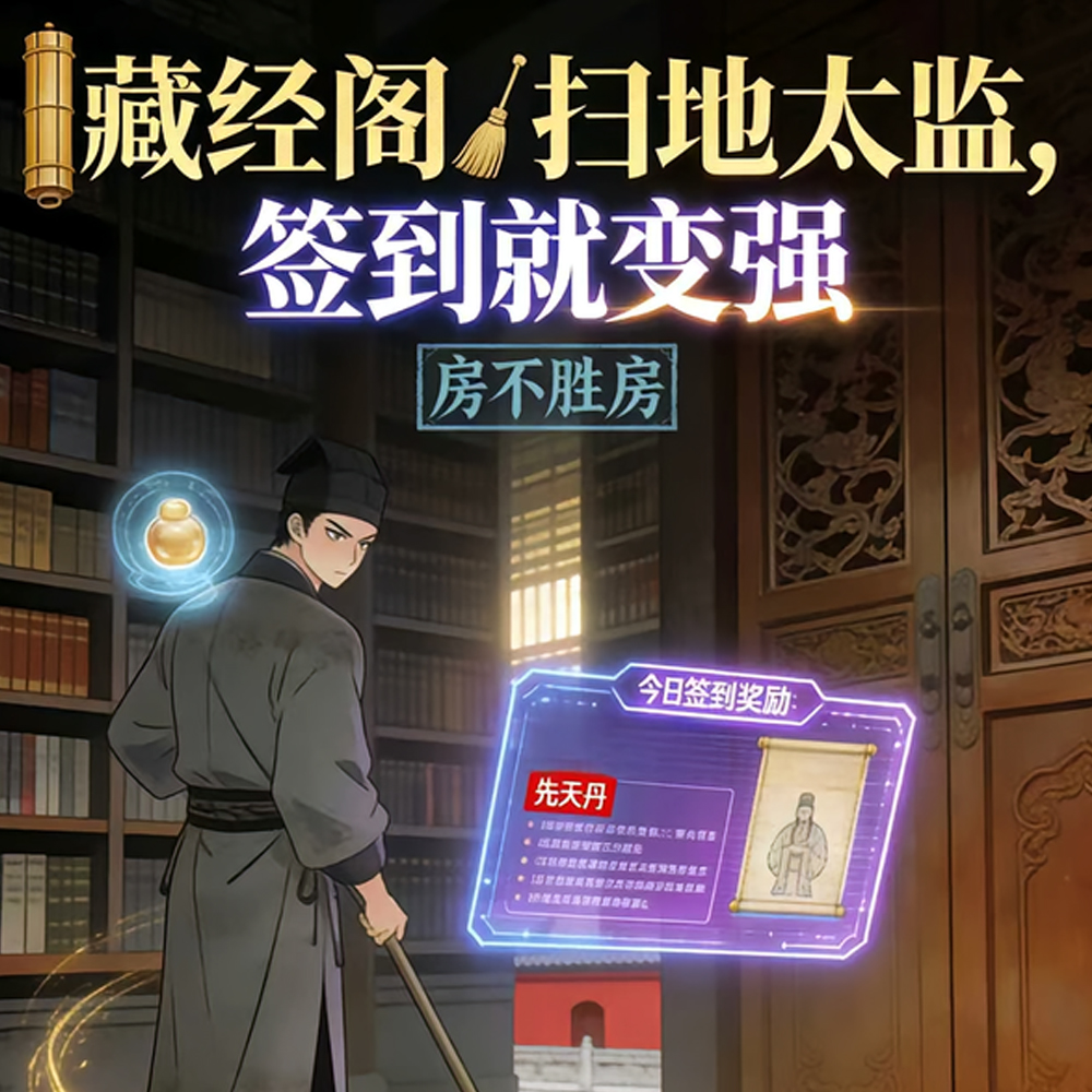 藏经阁扫地太监，签到就变强